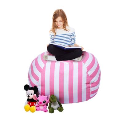 kids stuffed animal toy storage bean bag