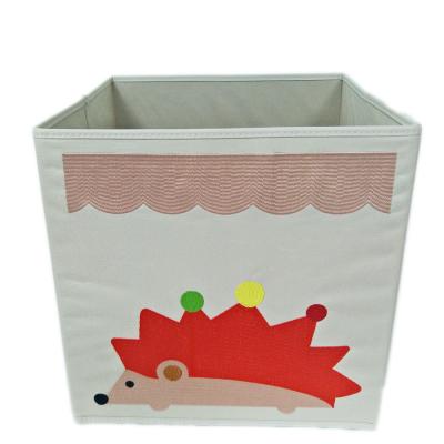 Foldable fabric cute kids organizer toys storage box