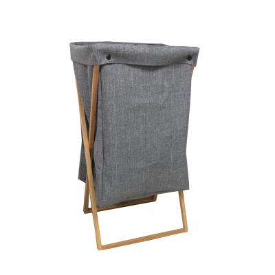 bamboo linen laundry basket