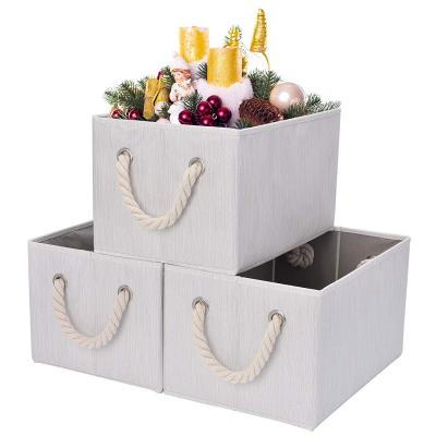 cotton rope storage bin