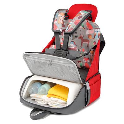 Large Capacity Multi-function Baby Dining Safety Diaper Bag Chair Mate...