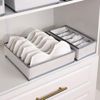 Underwear Storage Box Drawer Divider Socks Finishing Box Household Fol...