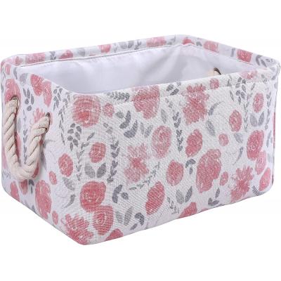 OEM Custom Rectangular Storage Basket Collapsible Organizer Bin Thick ...